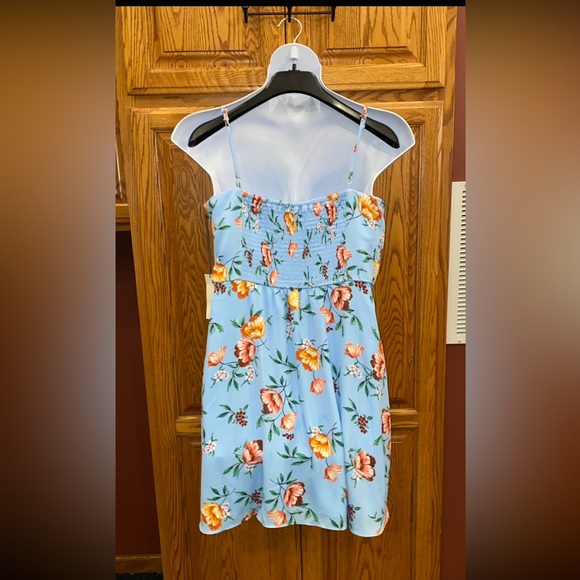 NWT Nine Britton Blue & Floral Sundress, Size XL - Picture 7 of 7